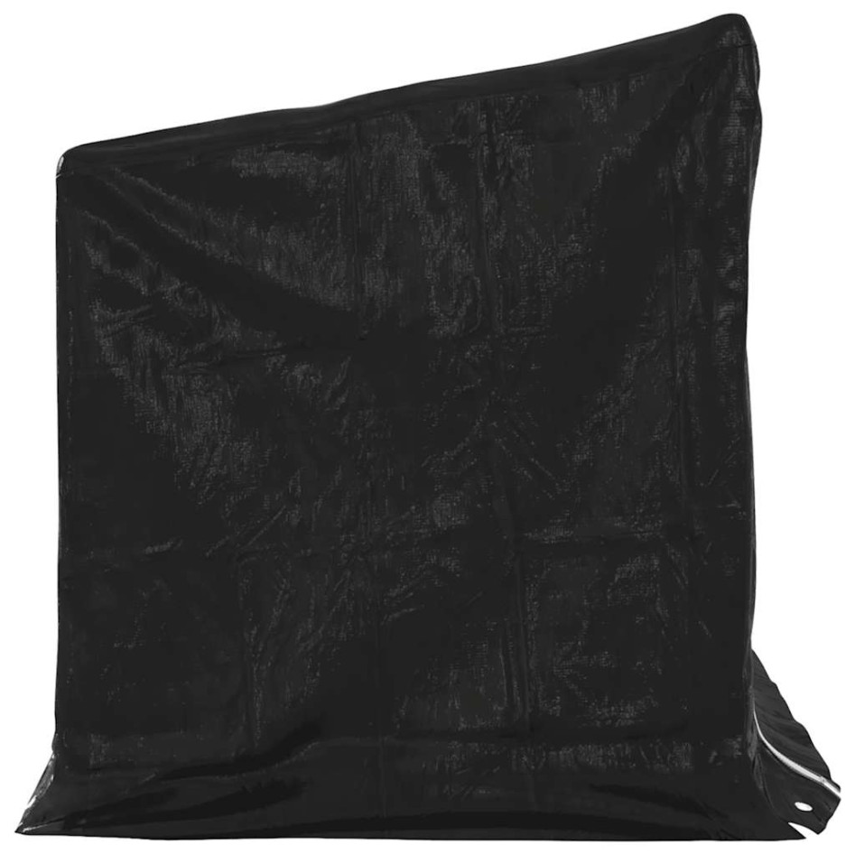 Leñero cubierta lluvia 150,5x100,5x110,5 cm acero