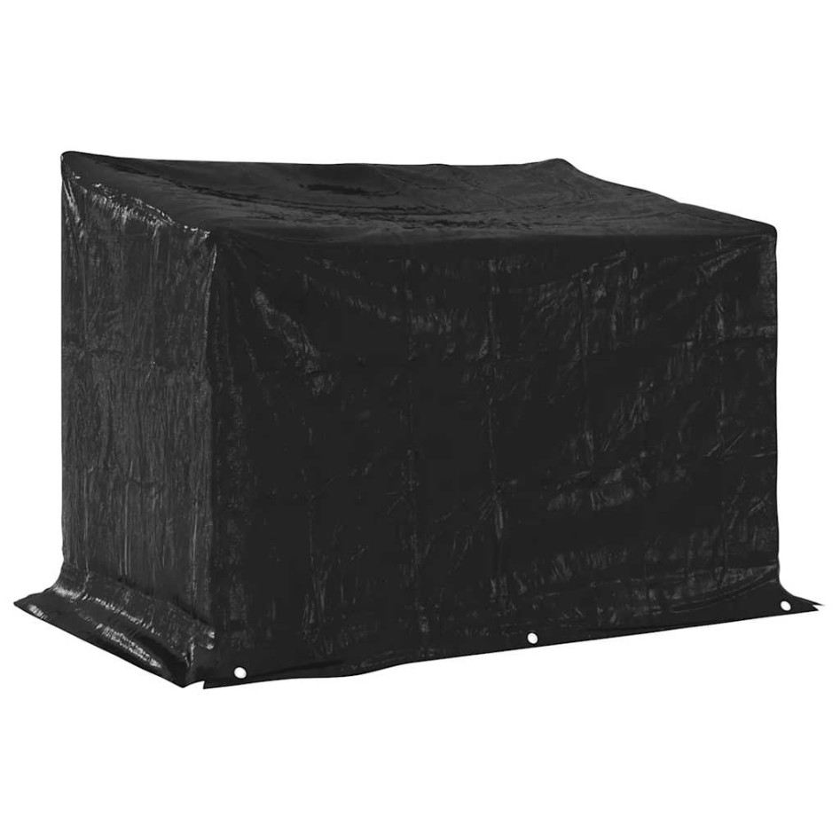 Leñero cubierta lluvia 150,5x100,5x110,5 cm acero