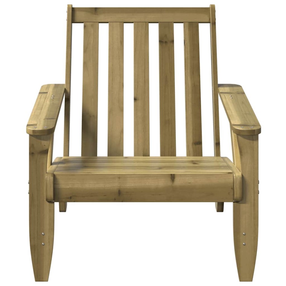 Silla adirondack de jardín madera de pino impregnada