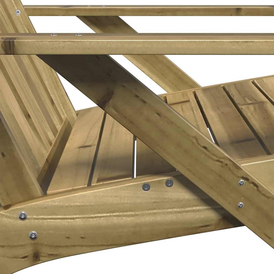 Silla adirondack de jardín madera de pino impregnada