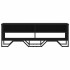 Mueble de TV madera de ingeniería negro 122x34x41