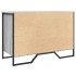 Zapatero de madera de ingeniería gris Sonoma 90x38x61,5