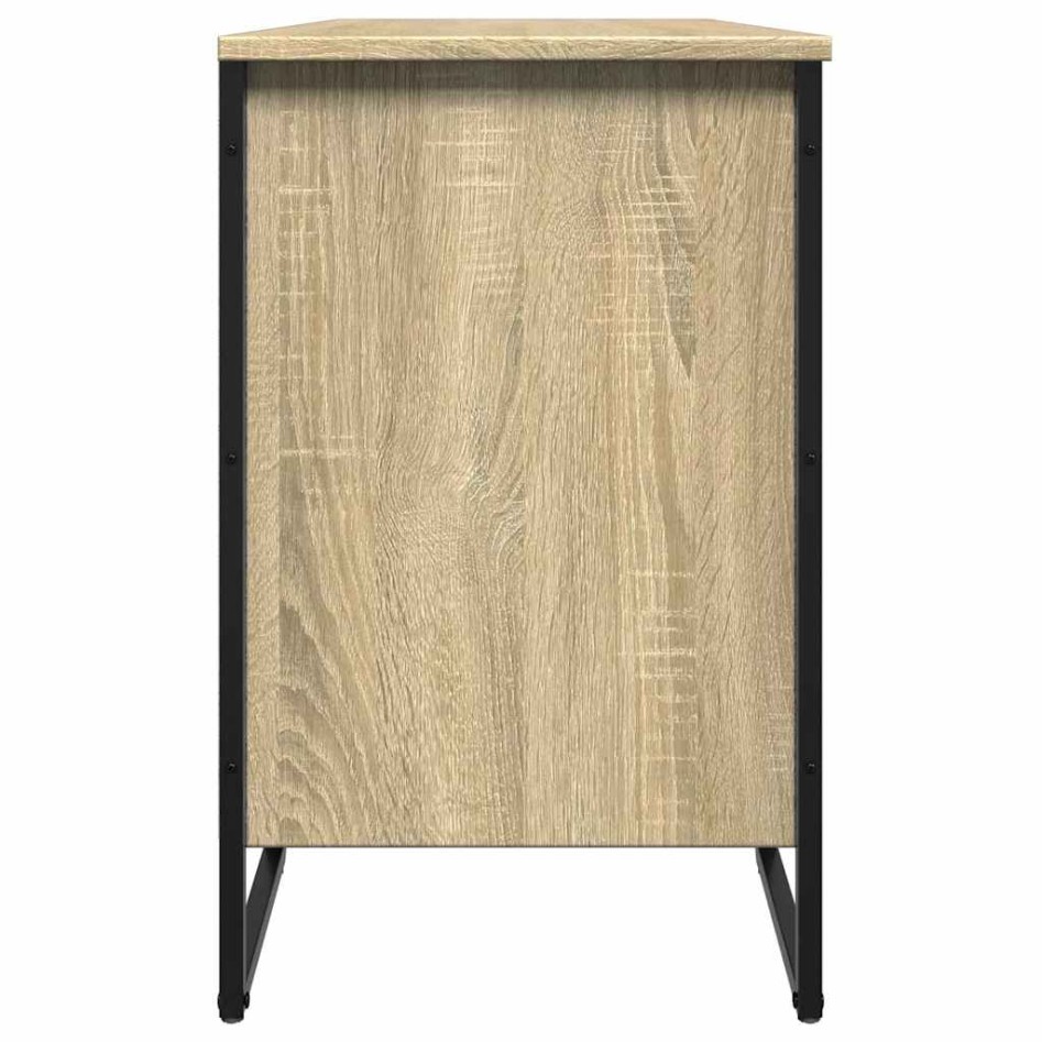 Zapatero de madera de ingeniería roble Sonoma 90x38x61,5