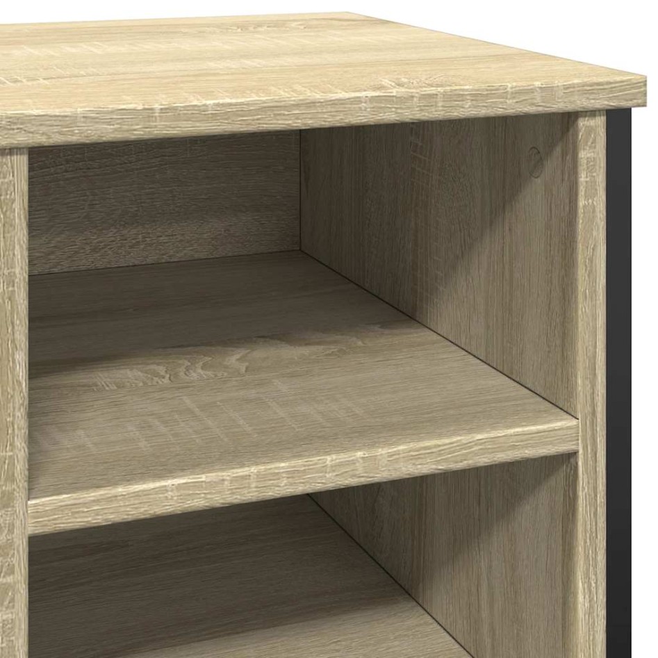 Zapatero de madera de ingeniería roble Sonoma 90x38x61,5