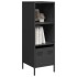 Aparador acero negro 35x39x103,5