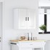 Armario pared cocina Porto madera ingeniería blanca alto