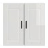 Armario pared cocina Porto madera ingeniería blanca alto