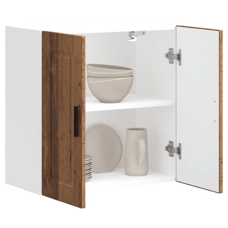 Armario de pared de cocina Porto madera vieja madera