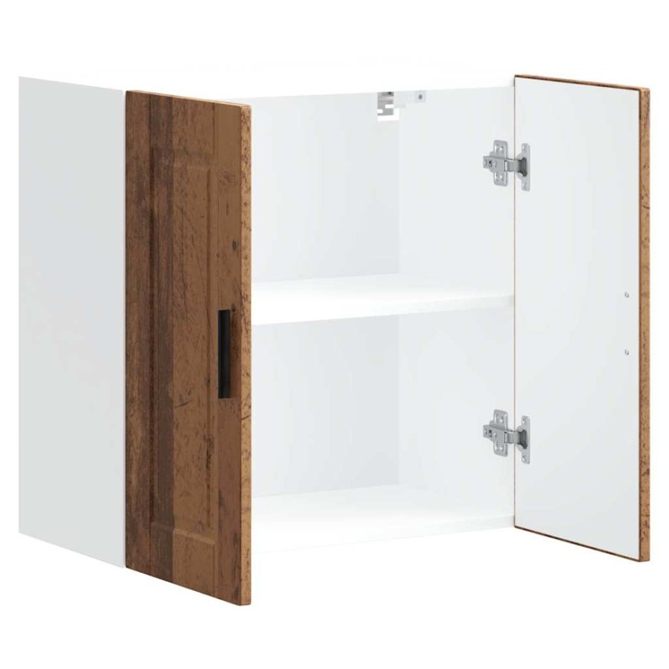 Armario de pared de cocina Porto madera vieja madera