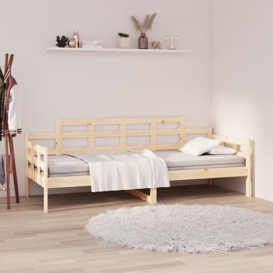 Sofá cama madera maciza de pino 80x200