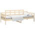 Sofá cama madera maciza de pino 80x200