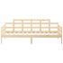 Sofá cama madera maciza de pino 80x200