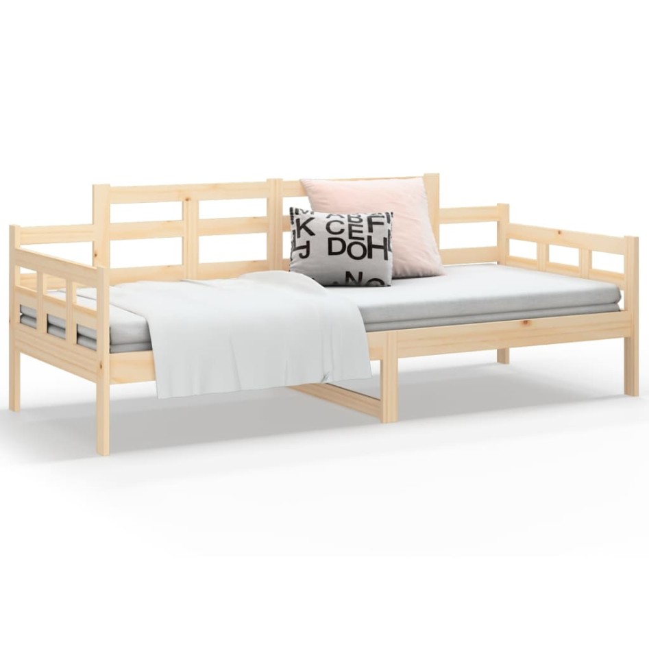 Sofá cama madera maciza de pino 80x200