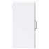 Armario de pared para cocina puerta cristal Lucca gris