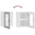 Armario de pared para cocina puerta cristal Lucca gris