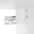 Armario de pared para cocina puerta cristal Lucca gris
