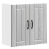 Armario de pared cocina Lucca madera contrachapada gris