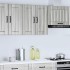 Armario de pared cocina Lucca madera contrachapada gris