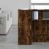 Armario de madera de ingeniería roble ahumado 40x45x103,5