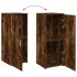 Armario de madera de ingeniería roble ahumado 40x45x103,5