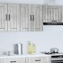 Armario de pared cocina Lucca madera contrachapada gris