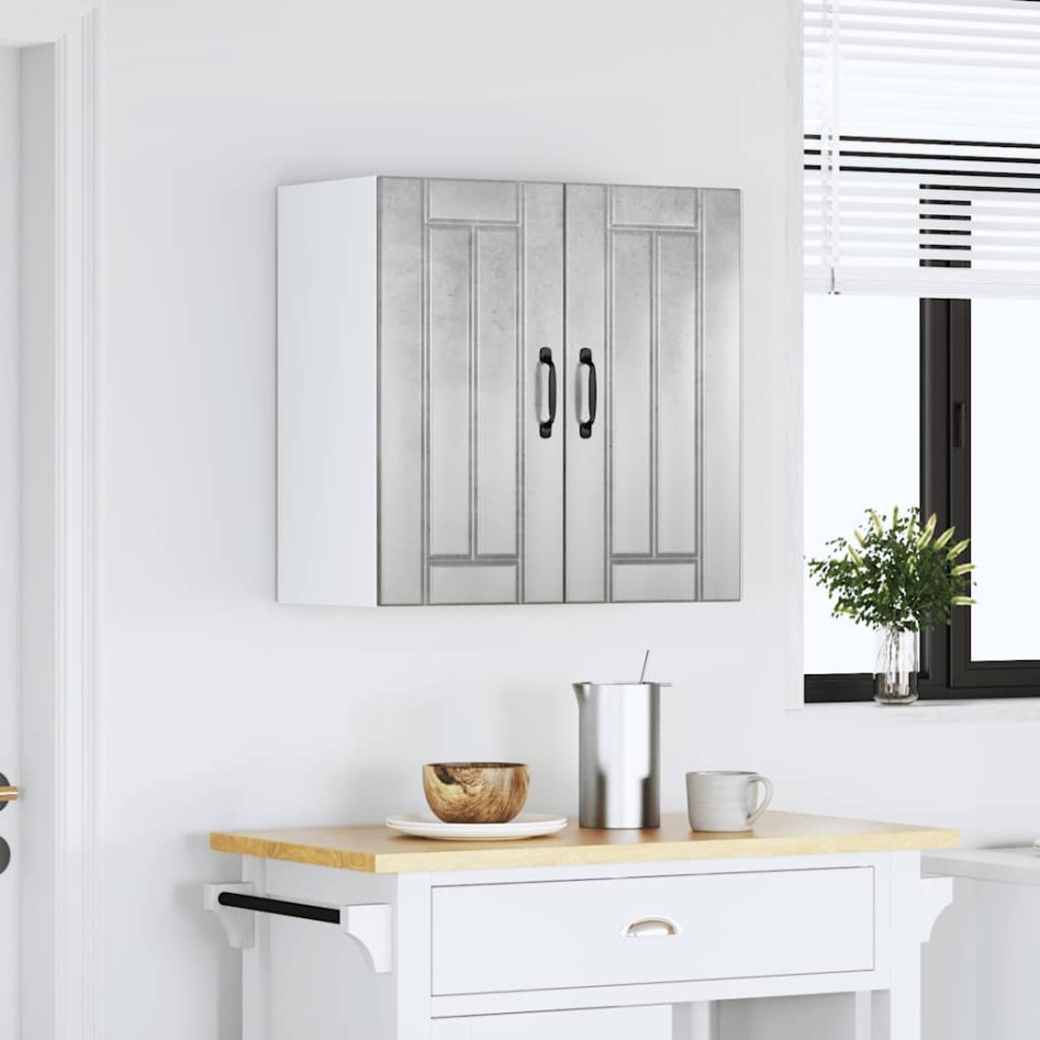 Armario de pared cocina Lucca madera contrachapada gris