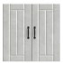 Armario de pared cocina Lucca madera contrachapada gris