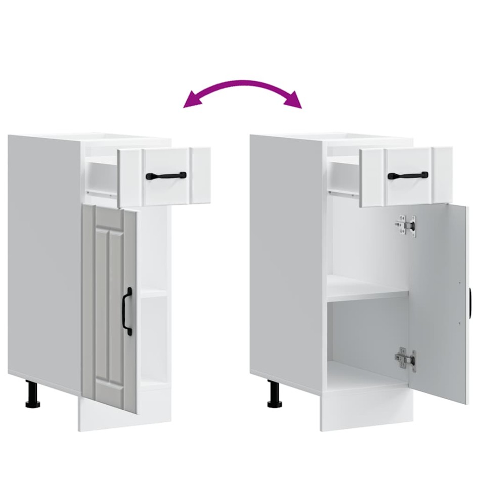 Mueble bajo de cocina Lucca madera de ingeniería