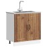 Mueble bajo fregadero Lucca madera contrachapada madera