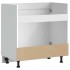 Mueble bajo fregadero Lucca madera contrachapada madera