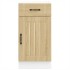 Mueble bajo de cocina Lucca roble