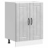 Mueble bajo fregadero Lucca madera contrachapada gris