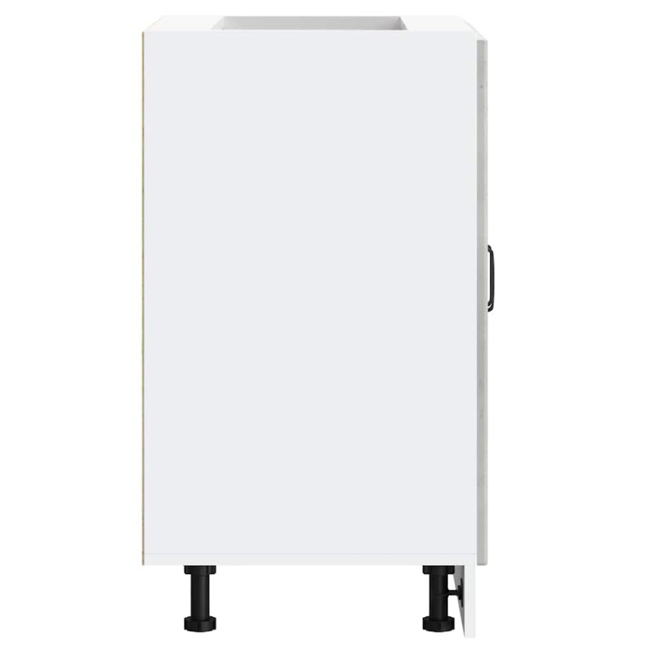 Mueble bajo fregadero Lucca madera contrachapada gris