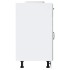 Mueble bajo de cocina Lucca madera contrachapada gris