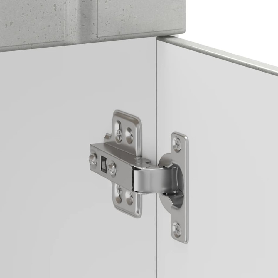 Mueble bajo de cocina Lucca madera contrachapada gris