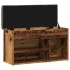 Banco zapatero madera de ingeniería madera vieja 82x32x45,5