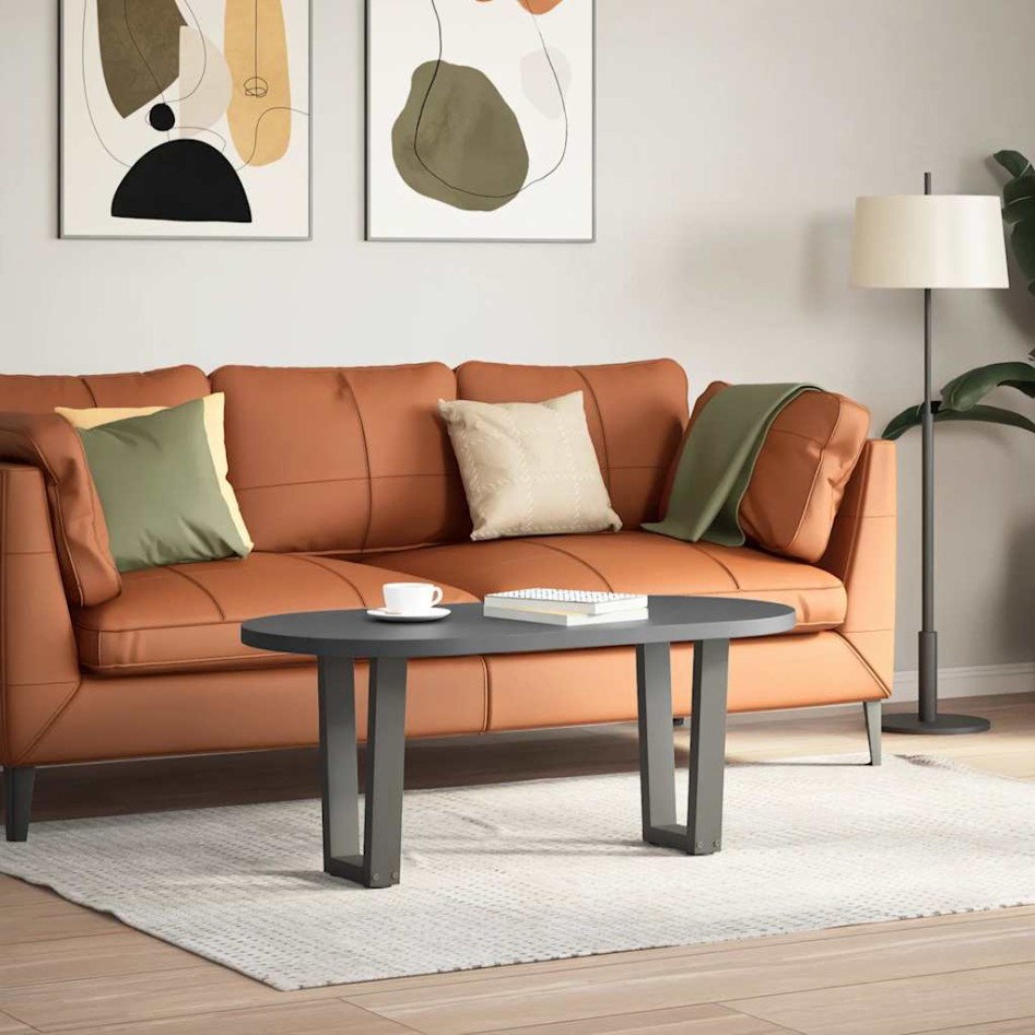 Patas para mesa de comedor en forma de V 2 uds antracita