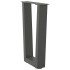 Patas para mesa de comedor en forma de V 2 uds antracita
