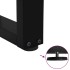 Patas para mesa de comedor en forma de V 2 uds acero