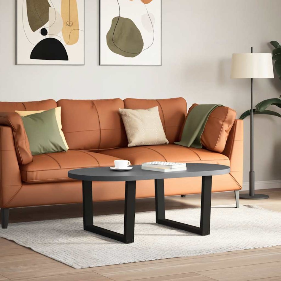 Patas para mesa de comedor forma V 2 uds negro 70x(42-43,3)