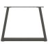 Patas para mesa de comedor en forma de V 2 uds antracita