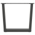 Patas para mesa de comedor en forma de V 2 uds antracita