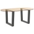 Patas para mesa de comedor en forma de V 2 uds antracita