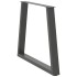 Patas para mesa de comedor en forma de V 2 uds antracita