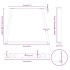 Patas para mesa de comedor en forma de V 2 uds antracita