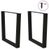 Patas para mesa de comedor en forma de V 2 uds acero