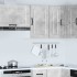 Armario de pared cocina Porto madera ingeniería gris