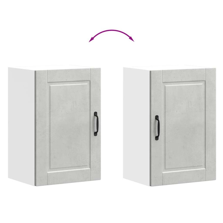 Armario de pared cocina Porto madera ingeniería gris