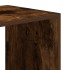 Estantería madera ingeniería color roble ahumado 66x31x112
