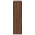 Estantería madera de ingeniería color marrón roble 66x31x112